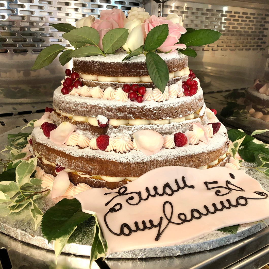 Naked cake personalizzata